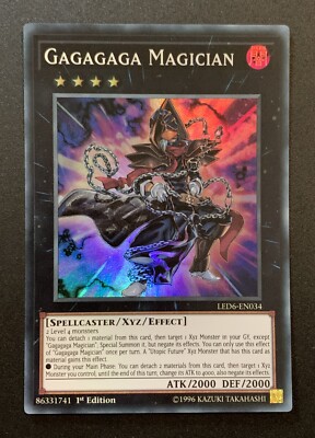 Gagagaga Magician - LED6-EN034 - Super Rare - 1st Edition - YuGiOh TCG-image