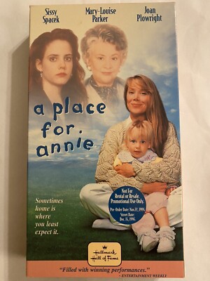 A Place for Annie (VHS, 1994) Sissy Spacek - Hallmark - Promo Screener-image