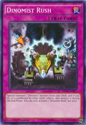 Dinomist Rush - MP16-EN227 - Common - 1st Edition x1 - Near Mint-image