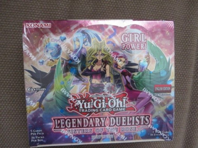 YuGiOh Legendary Duelists Sisters of the Rose Booster Box NEW/Sealed 1st Edition-image