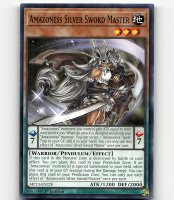 Yugioh Amazoness Silver Sword Master 25th Anniv. Tin: Dueling Heroes Mega Pack-image