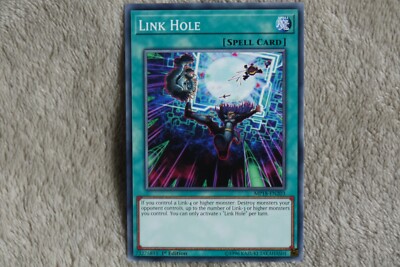 Yugioh! TCG  LINK HOLE MP18-EN203 1st Edition Common-image
