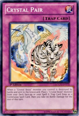Crystal Pair - LCGX-EN172 - Common NM Legendary Collection 2 Yugioh 1st Edition-image