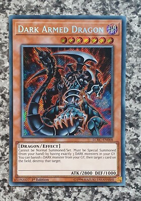 Yugioh LCKC-EN068 Dark Armed Dragon Secret Rare 1st Edition MINT-image