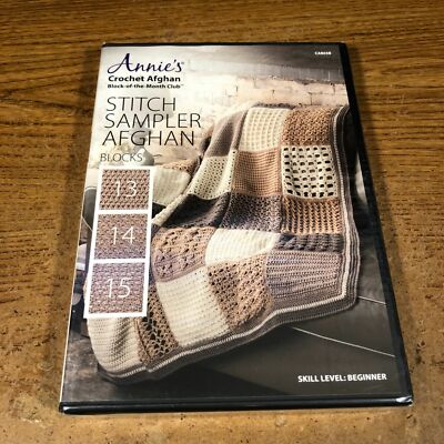 Annie's Crochet Afghan DVD New / Sealed Stitch Sampler-image