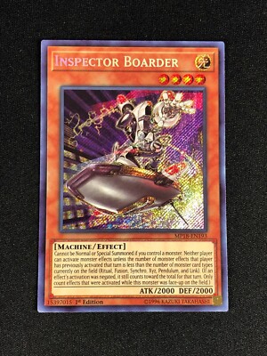 YUGIOH INSPECTOR BOARDER MP18-EN193 1ST SECRET-image