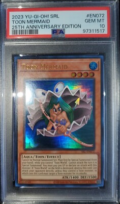 Yugioh 2023 Toon Mermaid SRL-EN072 PSA 10-image
