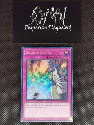 YuGiOh! 2016 Solemn Strike Mega-Tin Mega Pack Secret Rare NM US 1st MP16-EN231-image