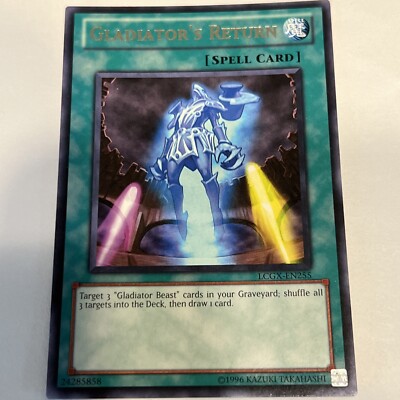 1x (M/NM) Gladiator's Return - LCGX-EN255 - Rare - 1st Edition  YuGiOh NM-image