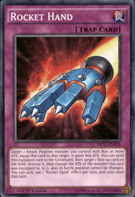 1st Ed Rocket Hand MP17-EN235 Yugioh-image