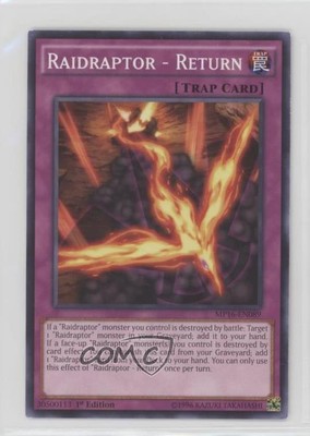 2016 Yu-Gi-Oh! Mega-Tin Mega Pack 1st Edition Raidraptor - Return 0yj1-image