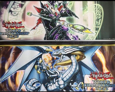 Yu-Gi-Oh! Playmat Legendary White Dragon Legendary Dark Wizard-image