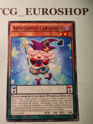 Performapal Trump Girl▪︎YUGIOH▪︎MP16▪︎2016▪︎COMMON▪︎SPANISH▪︎NM #2936-image