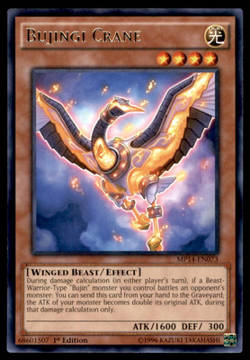 Yu-Gi-Oh! Bujingi Crane #MP14-EN073 1st Edition Near Mint-image