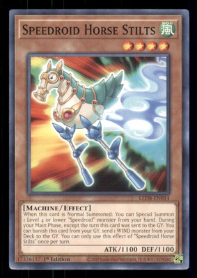 Yu-gi-oh Speedroid Horse Stilts #LED8-EN014 Legendary Duelists: Synchro Storm LP-image