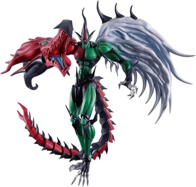 S.H.MonsterArts Yu-Gi-Oh! GX E. HERO Flame Wingman Action Figure Collectible-image