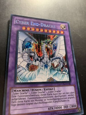 Yugioh! Cyber End Dragon Secret Rare - LCGX-DE181 Unlimited - German-image