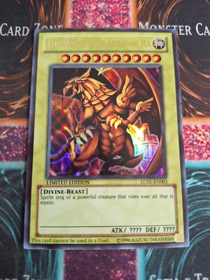 Yu-Gi-Oh! The Winged Dragon of Ra LC01-EN003 Ultra Rare Limited Near Mint b2/-image