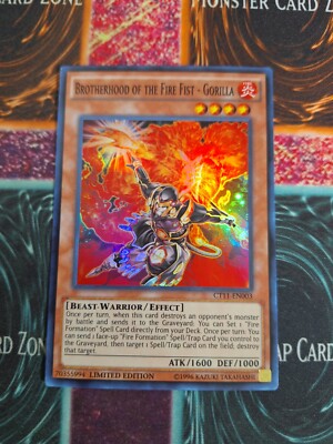 Yu-Gi-Oh! Brotherhood of the Fire Fist - Gorilla CT11-EN003 Super Limited NM a1/-image