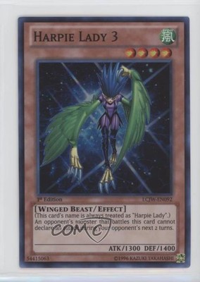 2013 Yu-Gi-Oh! Legendary Collection 4: Joey's World Mega-Pack Harpie Lady 3 0l4h-image