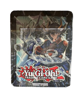 Yu-Gi-Oh Sealed 2018 Mega Tin Yusei Fudo!  IT IS ORIGINAL BOX AND AN AUTHENTIC-image
