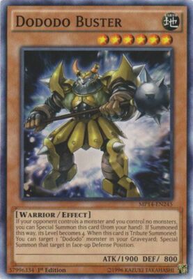 Yugioh! Dododo Buster - MP14-EN245 - Common - 1st Edition Near Mint, English-image
