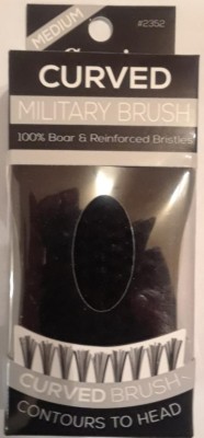 ANNIE MILITARY CURVED BRUSH  #2352---BRAND NEW-FREE UPGRADE TO 1st CLASS SHIPPIN-image