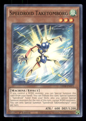 Yu-gi-oh Speedroid Taketomborg #LED8-EN011 Legendary Duelists: Synchro Storm LP-image