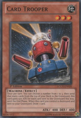 Card Trooper - LCGX-EN020 - Common - 1st Edition - Heavily Played-image