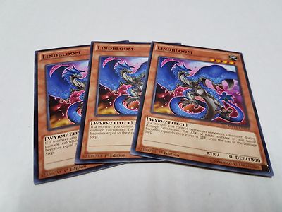 3x Yu-Gi-Oh 2015 Mega-Tin Mega Pack  #MP15-EN152 Lindbloom-image