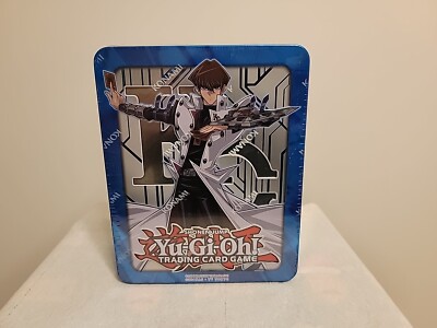 YUGIOH Mega Tin 2017 - Factory Sealed - Seto Kaiba - Blue-Eyes White Dragon NEW -image