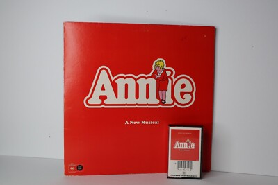 Annie A New Musical Vinyl LP Record 1977 w/ Annie A New Musical Cassette Tape-image