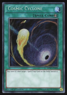 Cosmic Cyclone NAME SHIFT MISPRINT - MP17-EN105 - Secret Rare - Yugioh-image