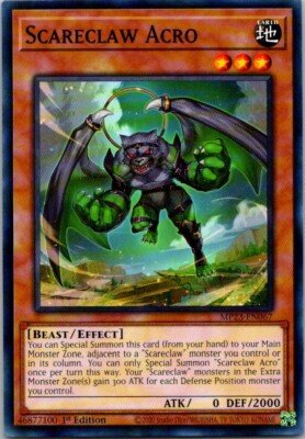 Yu-Gi-Oh Yugioh Scareclaw Acro MP23-EN067 Mega Tin 2023 Dueling Heroes-image