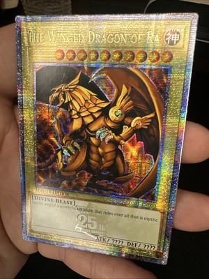 The Winged Dragon of Ra Quarter Century Secret Rare LC01-EN003 NM-image