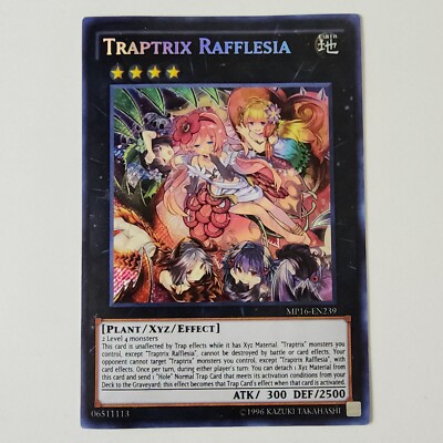 Traptrix Rafflesia - MP16-EN239 - LP - Secret Rare - Unlimited - Yugioh-image