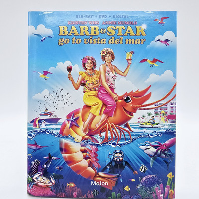 Barb & Star Go to Vista Del Mar Blu-ray DVD Annie Mumolo Kristin Wiig Slip Cover-image