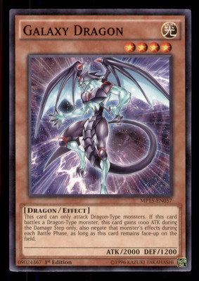 Yugioh Galaxy Dragon #MP15-EN057 2015 Mega-Tins Mega Pack LP-image