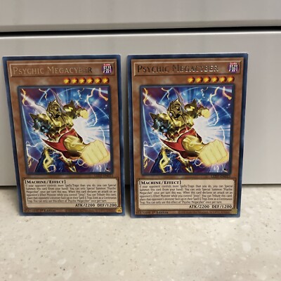 Yu-Gi-Oh! TCG Psychic Megacyber Legendary Duelists: Rage of Ra LED7-EN033 1st X2-image