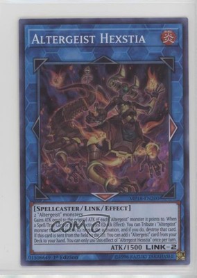 2018 Yu-Gi-Oh! Mega-Tins Mega Pack 1st Edition Altergeist Hexstia 00jz-image