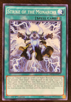 Strike of the Monarchs MP15-EN177 YuGiOh! Spell Mega Pack 2015 1st Edition NM x1-image