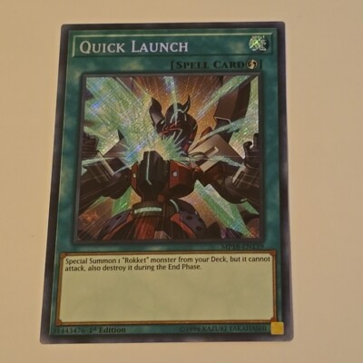 YuGiOh! Quick Launch MP18-EN139 Secret Rare 1st Ed-image