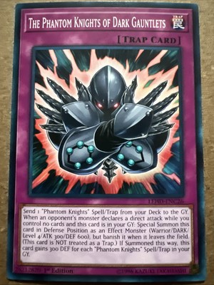 YuGiOh Legendary Hero Decks - The Phantom Knights Of Dark Gauntlets LEHD-ENC26-image