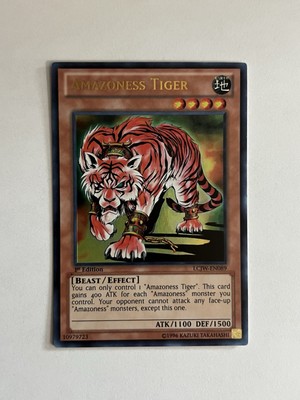 Amazoness Tiger LCJW-EN089 Yu-Gi-Oh Legendary Collection 4: Joey's World-1st...-image