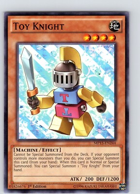 Yu-Gi-Oh TCG Toy Knight MP15-EN244 1st Edition Common Card NM-image