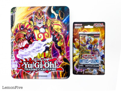 YU-GI-OH - SHONEN JUMP TIGER KING 2014 COLLECTOR MEGA TIN + Light's Revenge Pack-image