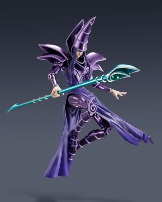 Bandai S.H.MonsterArts Dark Magician Yu-Gi-Oh! Duel Monsters from Japan-image