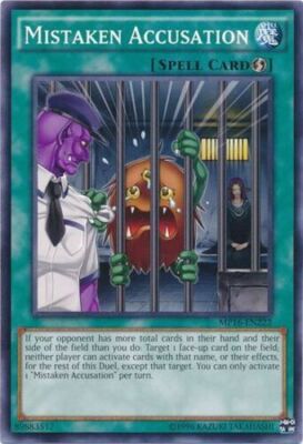 Yu-Gi-Oh! TCG Mistaken Accusation Mega Pack 2016 MP16-EN222 Unl Ed Common NM/M-image
