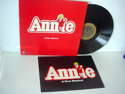 ANNIE Original QUADRAPHONIC LP + PROGRAMME from 1977 (COLUMBIA JS 34712)-image