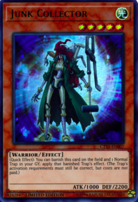 1X NM Junk Collector - CT15-EN007 - Ultra Rare Limited Edition 2018 Mega-Tins -image